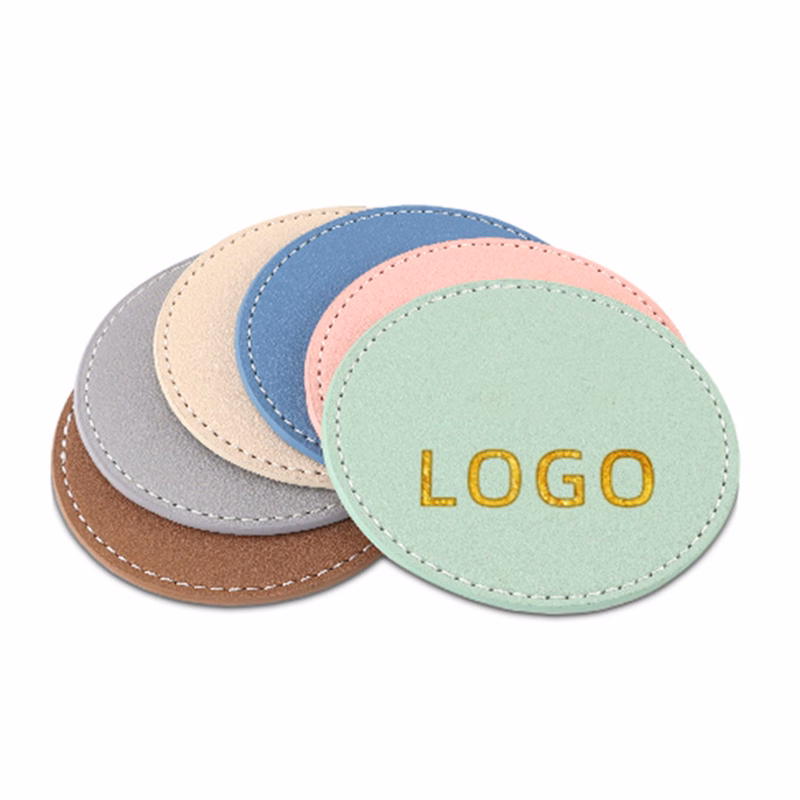 Premium PU Leather Round Coasters