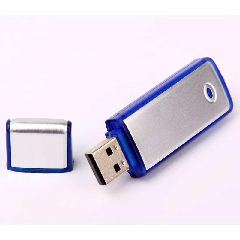 Classic Translucent LED USB Flash Drive, 128MB