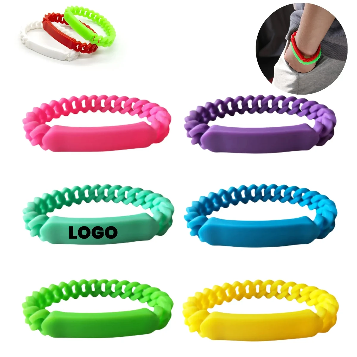 Creative Twist Silicone Bracelet 1