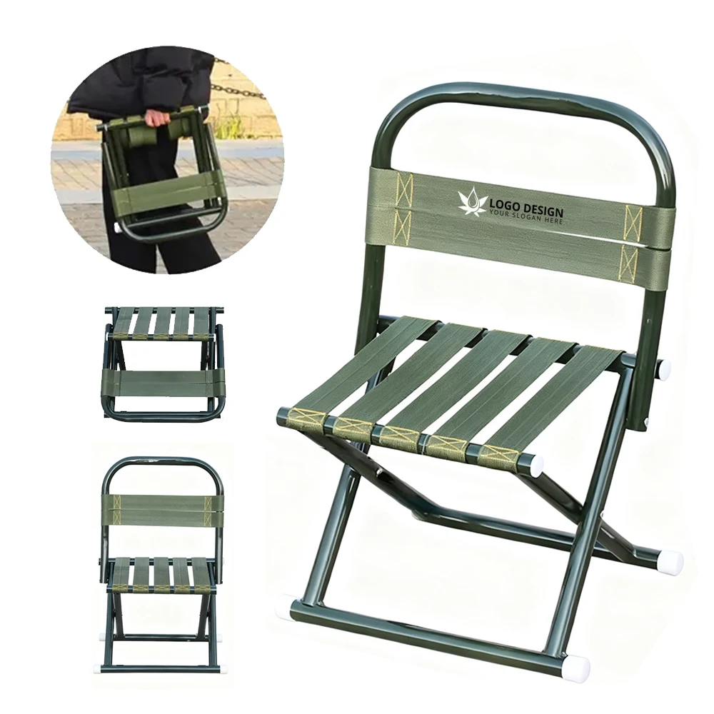 Green Multifunctional Detachable Steel Folding Chair 1