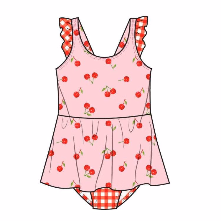 Girls One Piece Swimsuits Size 2T-4T
