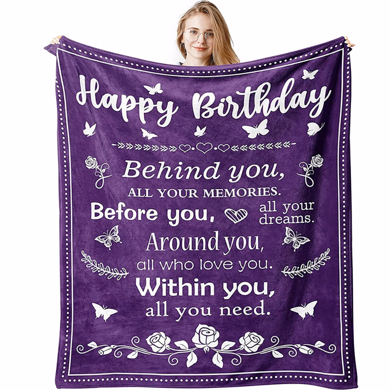 Plush Silk Touch Sublimation Blanket 290 GSM