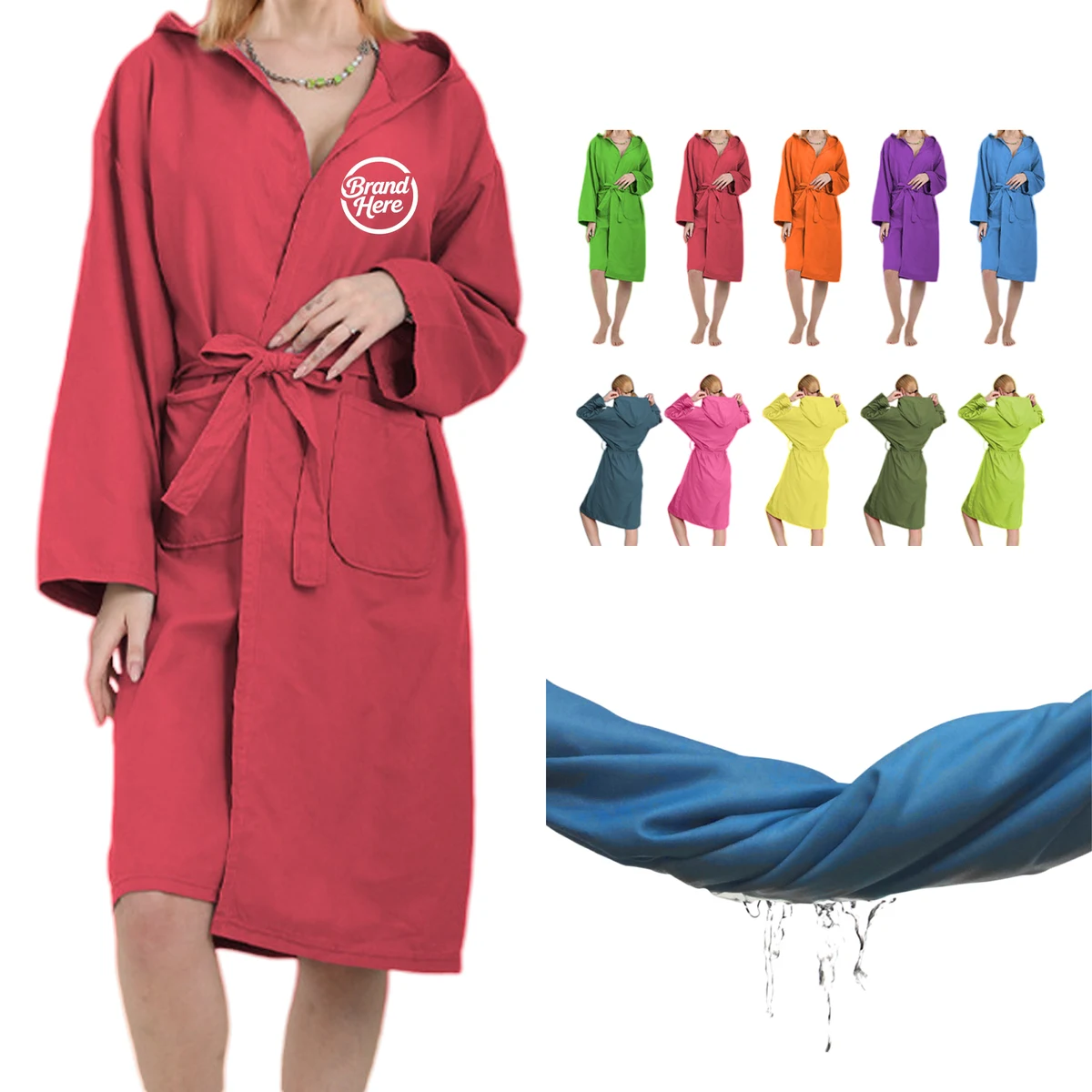 Adult Fast Drying Bathrobe 1