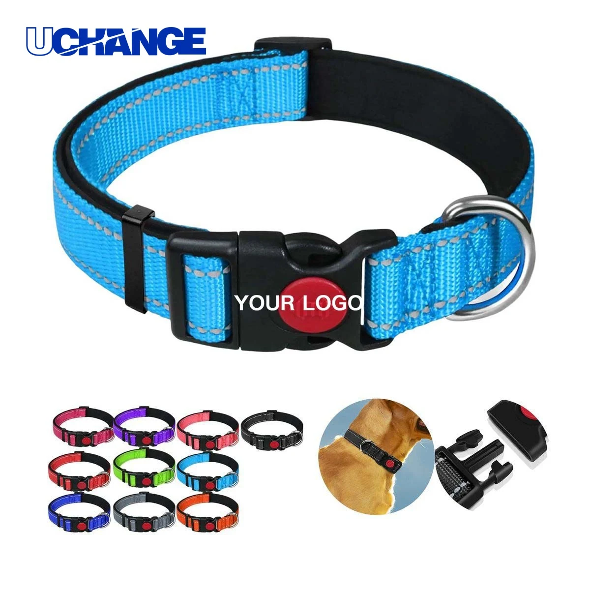 Reflective Dog Collar for Night Safety 1