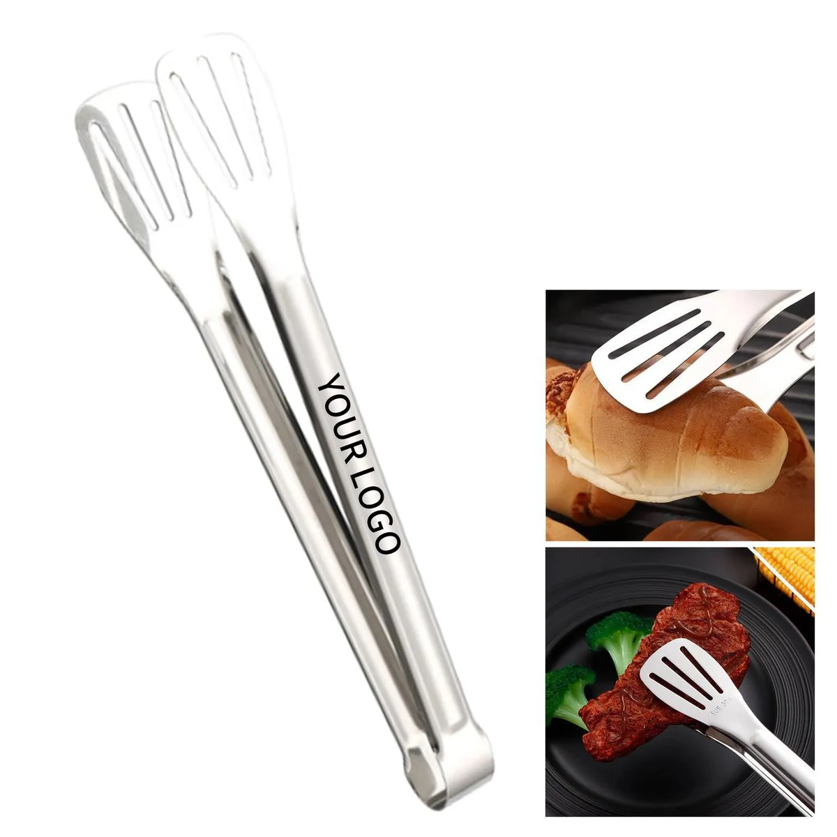 Stainless Steel Kitchen Cooking Tongs 1