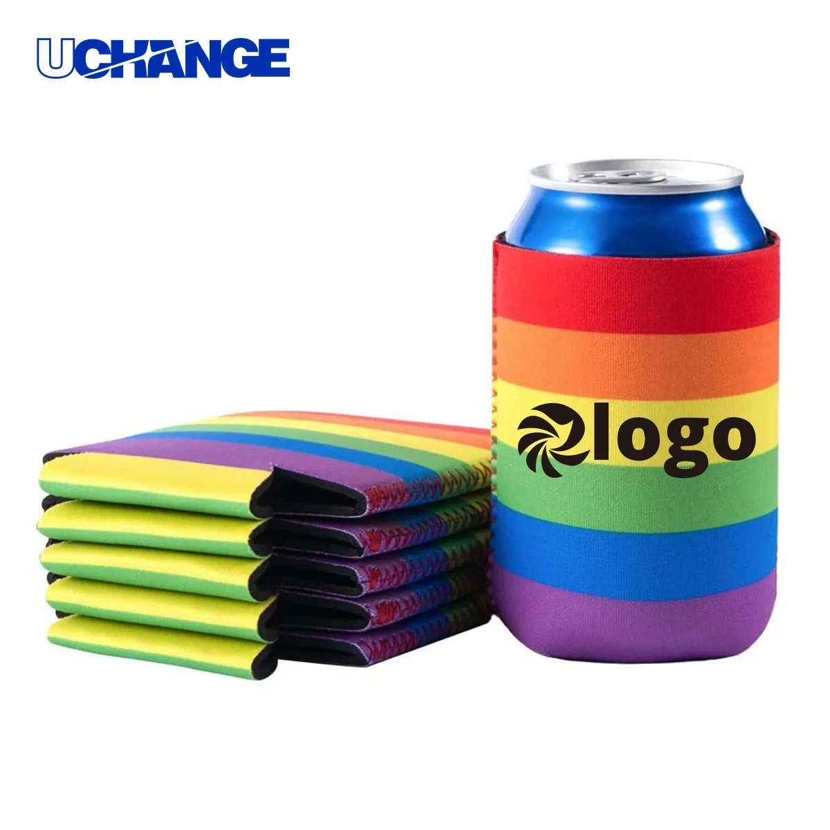 Premium Soda Can Cup Sleeve Insulator (12oz), custom koozie with logo imprint 1
