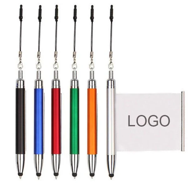 3-In-1 Ballpoint Pen W/Stylus & Roll Banner 1