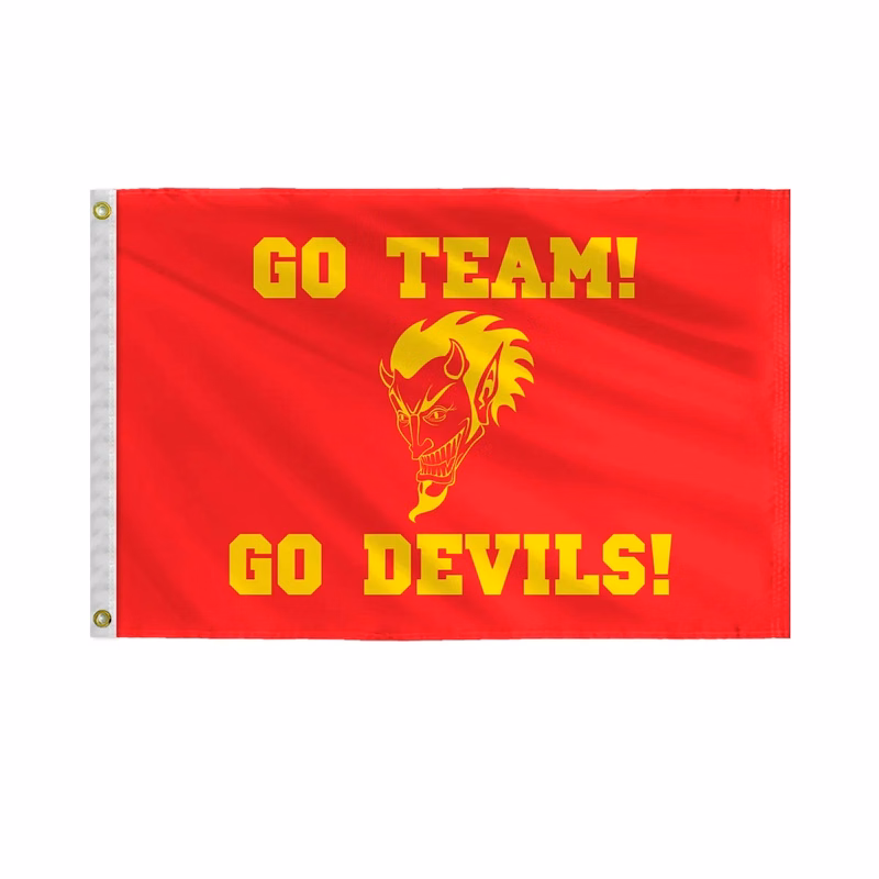 Devil Mascot Flags