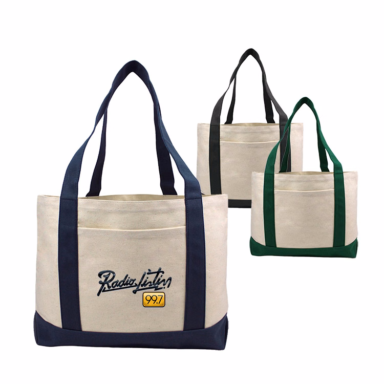 11oz Cotton Canvas Large Boat Tote Bag