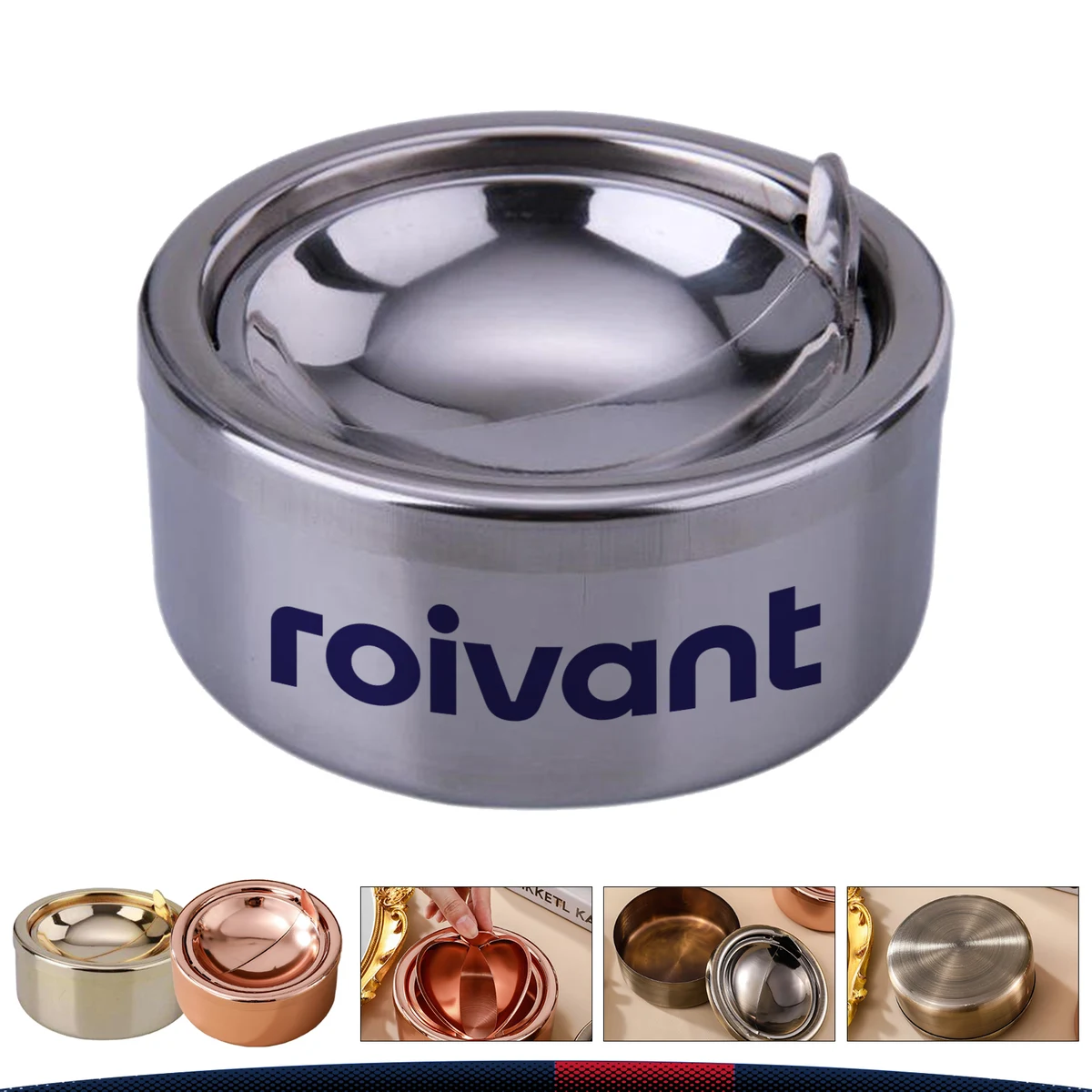 Windproof Ashtray with Lid 1