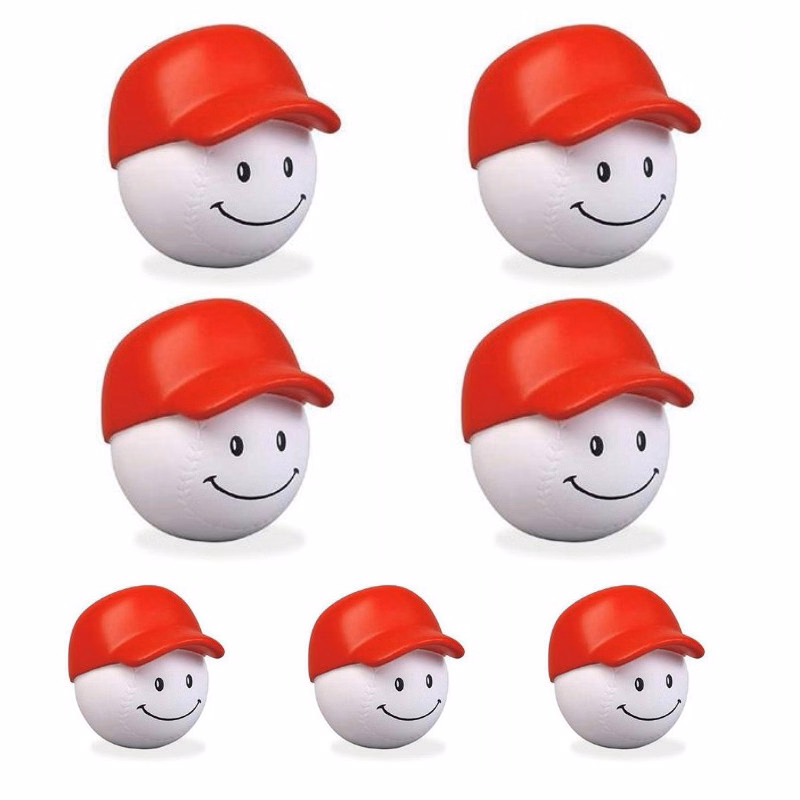 PU Baseball Mad Cap Stress Reliever