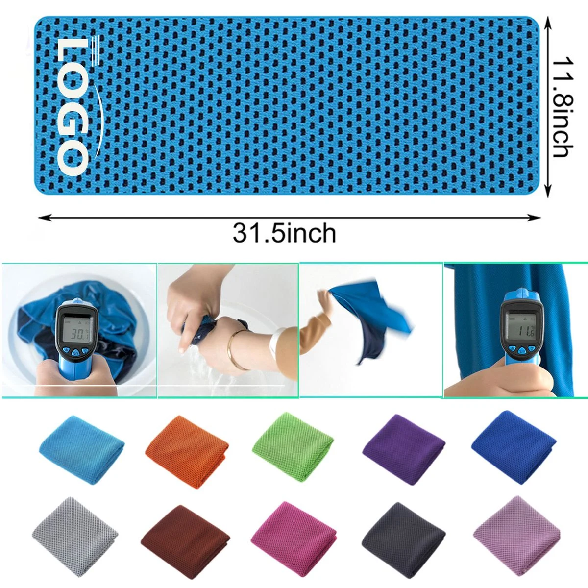 MOQ30 Instant Cooling Towel For Active Use 1