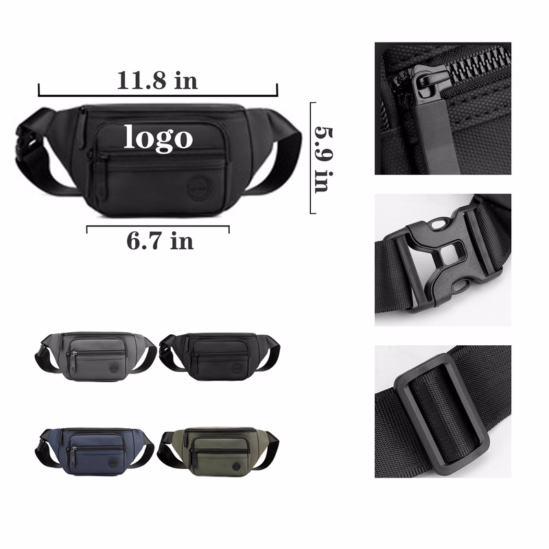 Customizable large capacity outdoor shoulder crossbody bag