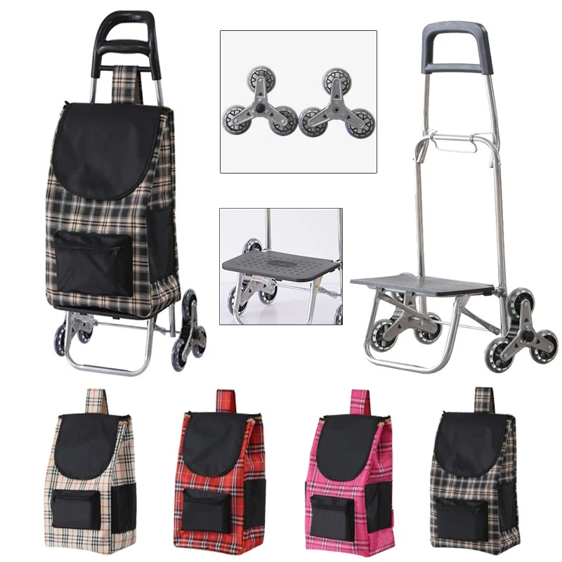 Stair Climbing Cart With Tri-Wheel 1