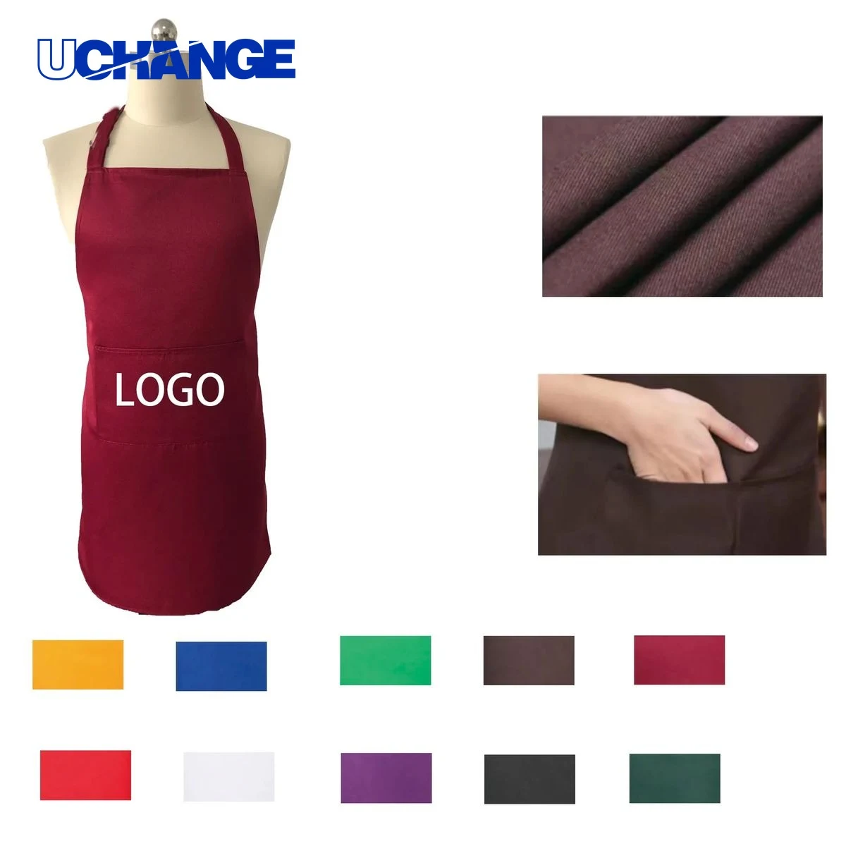 Oil-Proof BBQ Kitchen Apron 1