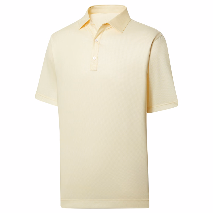 FootJoy ProDry Performance Stretch Lisle Mini Check Print Polo