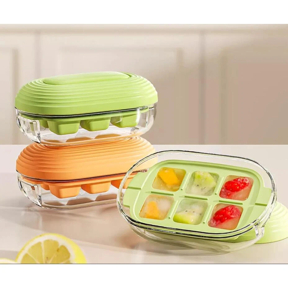 6 Grid Mini Press Ice Cube Tray 1