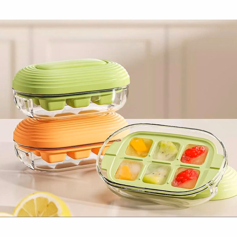 6 Grid Mini Press Ice Cube Tray