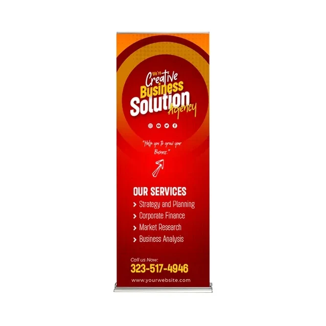 Steppy Retractable Banner Stand Package (30" x 78") 1