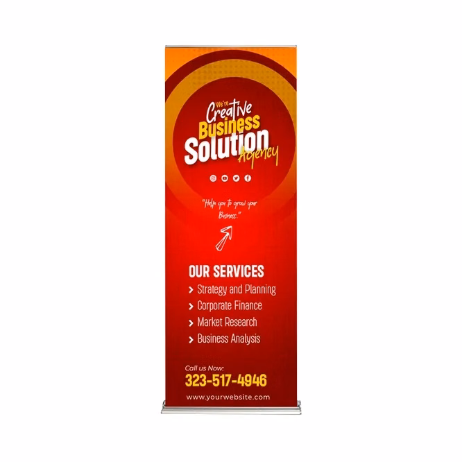 Steppy Retractable Banner Stand Package  (48" x 78")