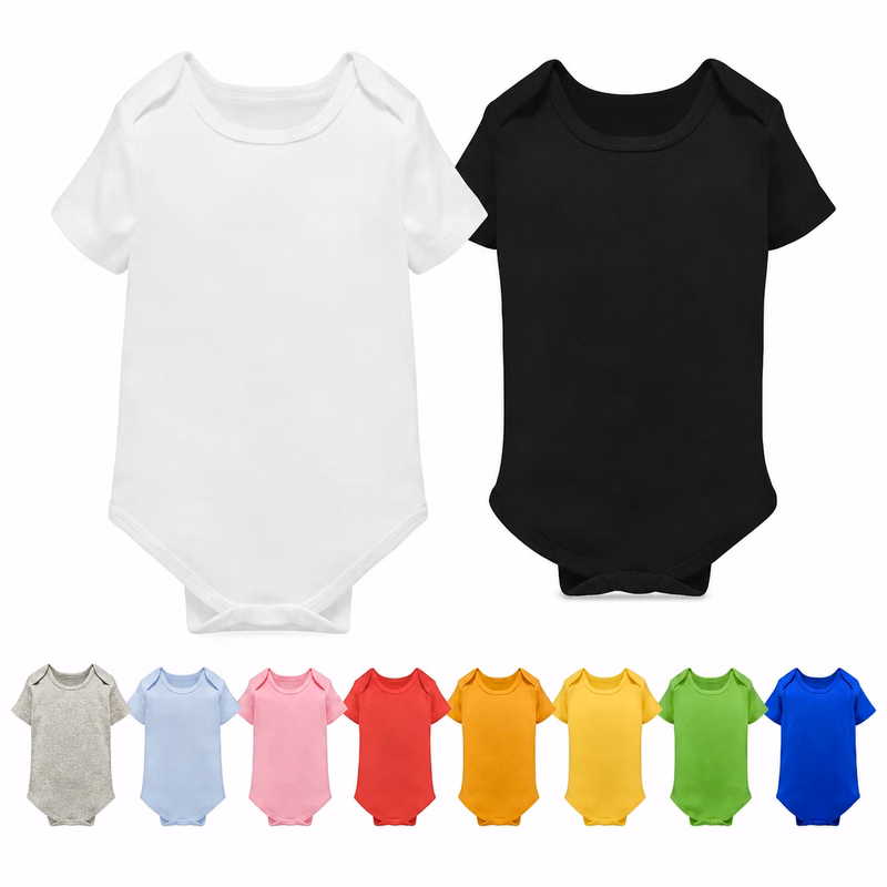 Infant Cotton Short Sleeve Romper Onesie
