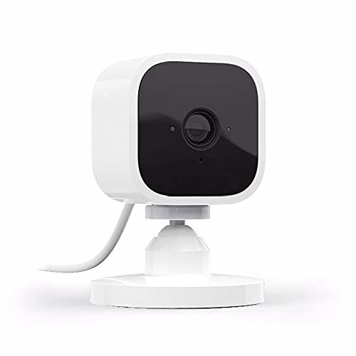 Blink Mini - Compact indoor plug-in smart security camera, 1080p HD video, night vision, motion d...