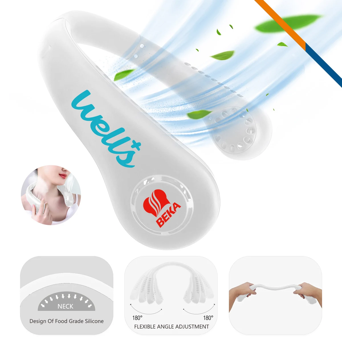 Piliano Flexible Bladeless Neck Fan 1