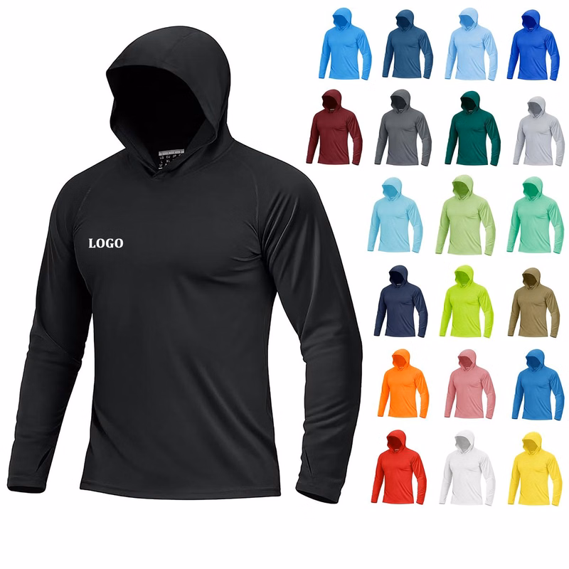 Men's Hooded Long Sleeved Sun Protection Jacket