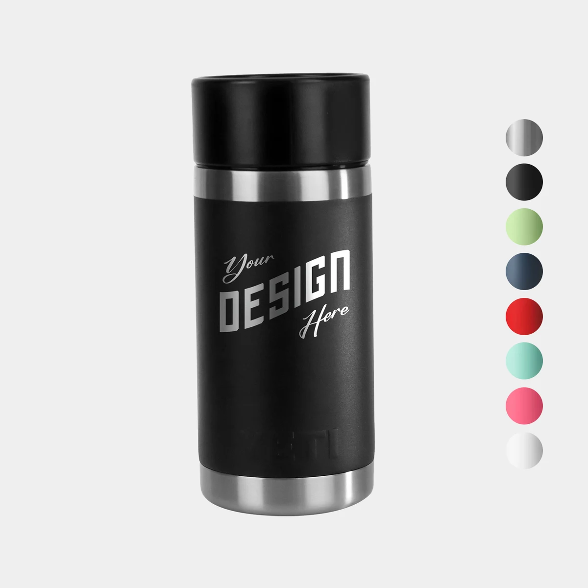 12 Oz YETI® Stainless Steel Insulated Travel Bottle w/ Commuter Cap 1