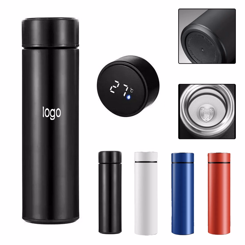 Digital Display Stainless Steel Insulated Water Cup