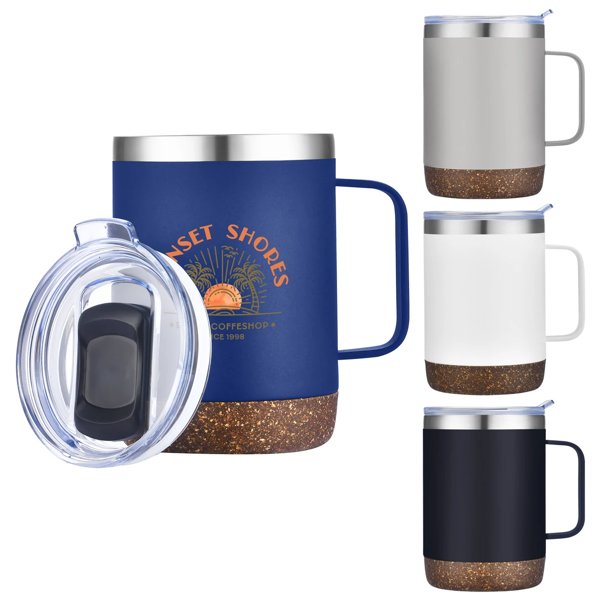 12 oz. Vacuum Insulated Tumbler with Cork Base 1