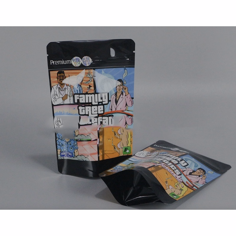 Resealable Stand Up Bags/Smell Proof Pouch /Sealable Foil Pouch Bags for Packaging