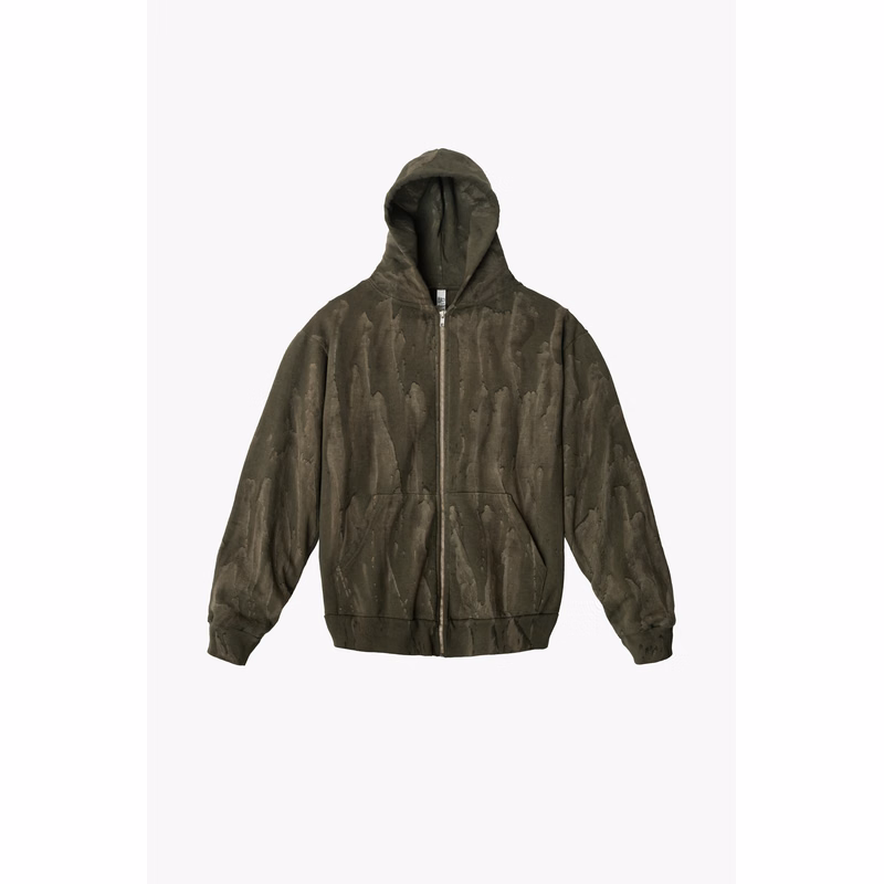 14 OZ FLEECE FULL ZIP DRIP DYE