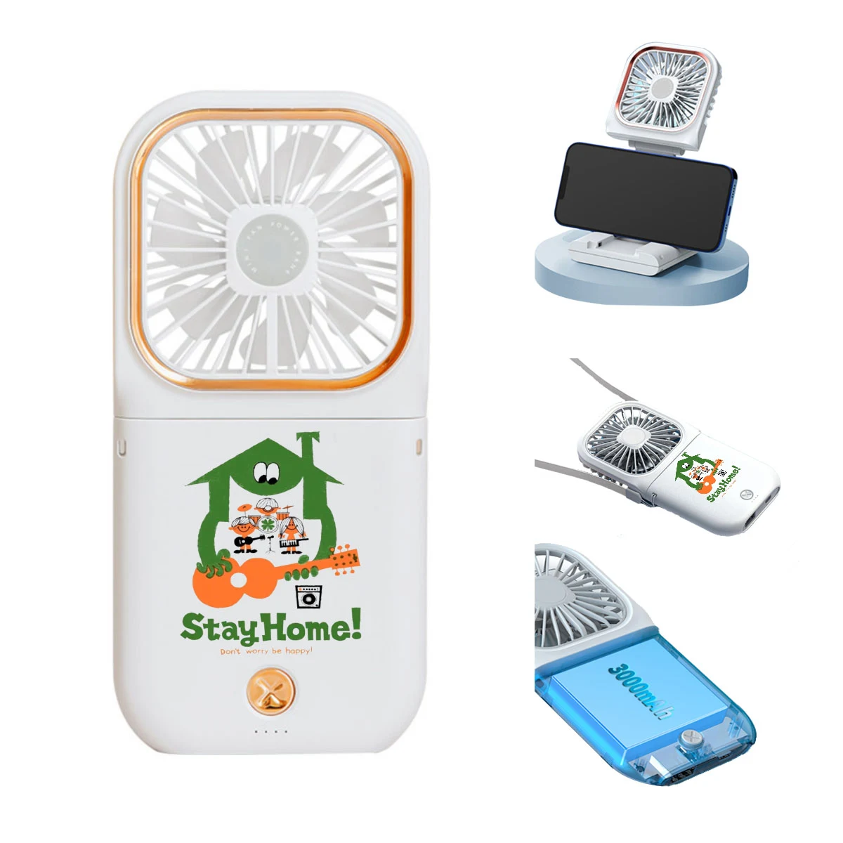 Easy Carry Handheld Fan Necklace Fan 1