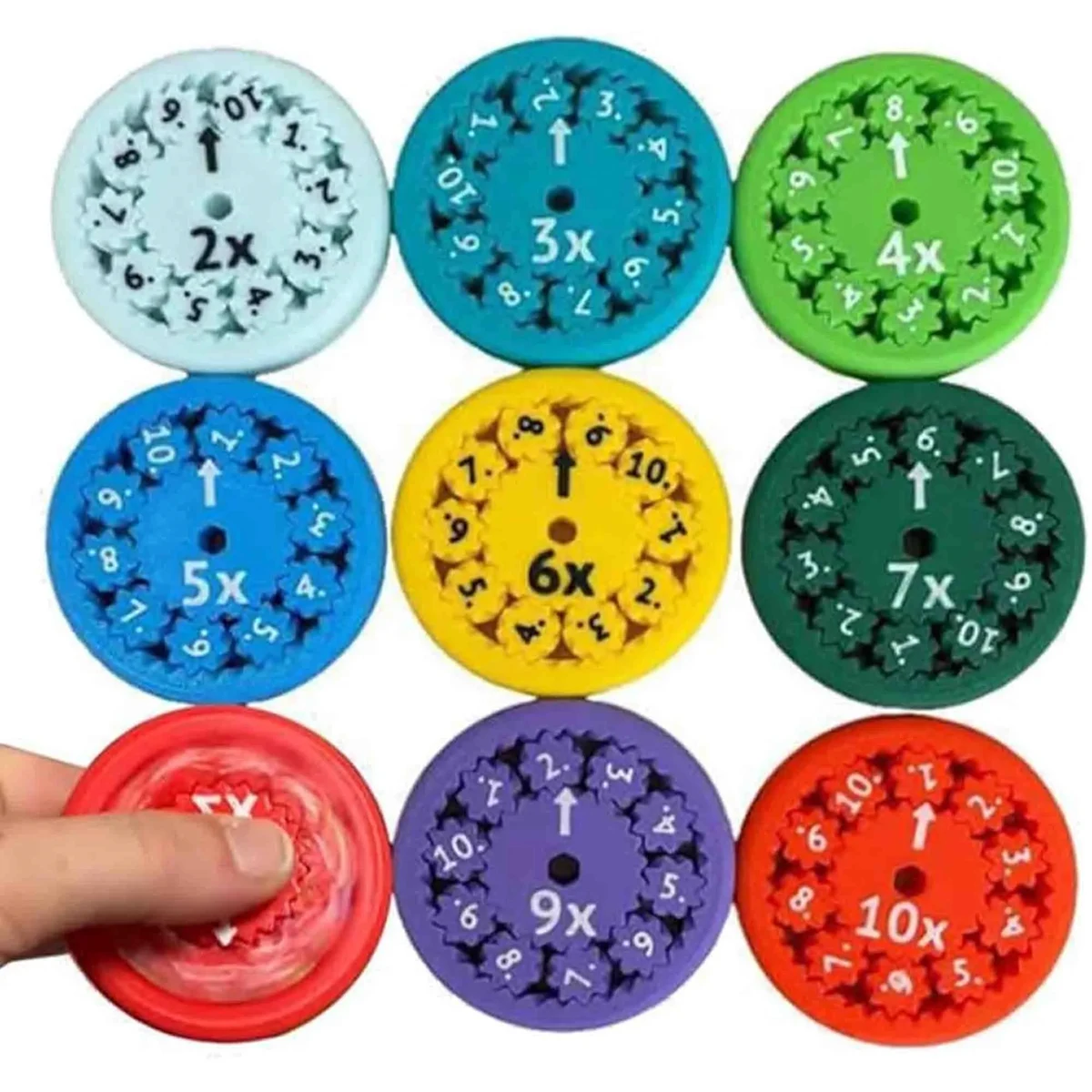 Math Fidget Spinners Set Of Nine 1