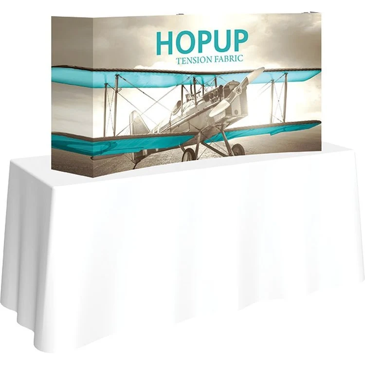 Hopup 5.5ft Curved Tabletop Display & Full Fitted Graphics 1