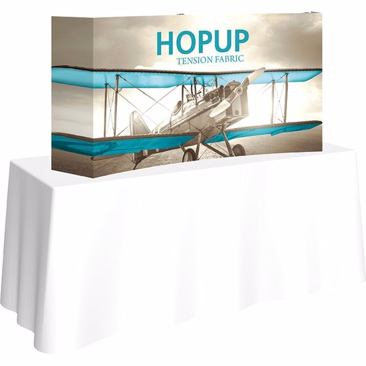 Hopup 5.5ft Curved Tabletop Display & Full Fitted Graphics