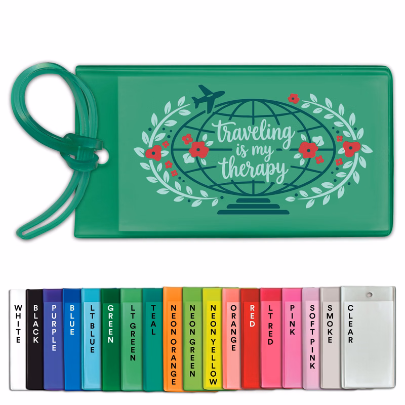 Bag & Luggage Tag - Business Card Insert - Spot Color