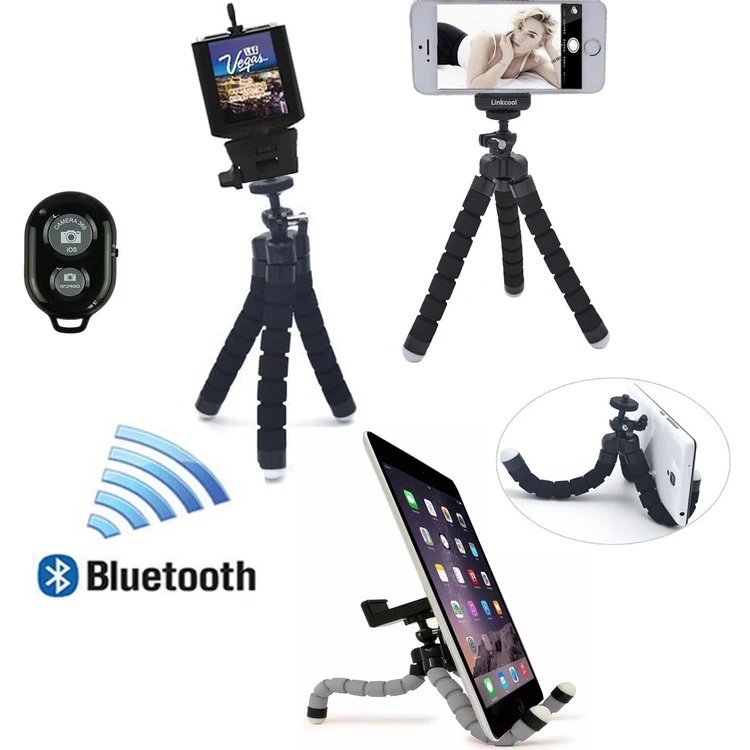 iBank ® Tripod for iPhone Samsung Android Phones GoPro for Selfies Vlogging Live Streaming 1