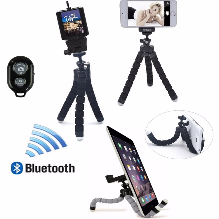iBank ® Tripod for iPhone Samsung Android Phones GoPro for Selfies Vlogging Live Streaming