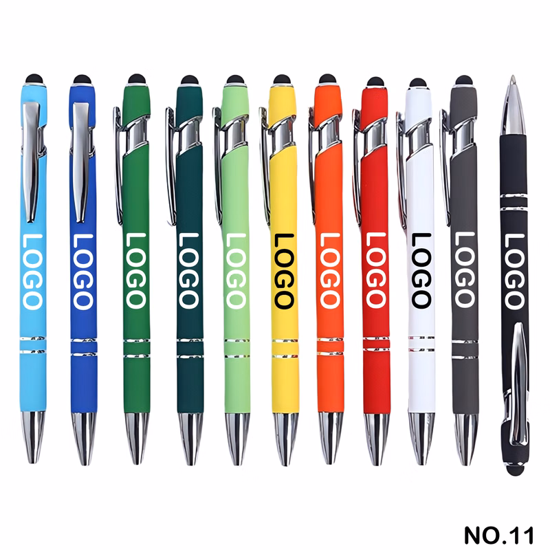 Colorful Push-button Business Office Metal Ballpoint Pen