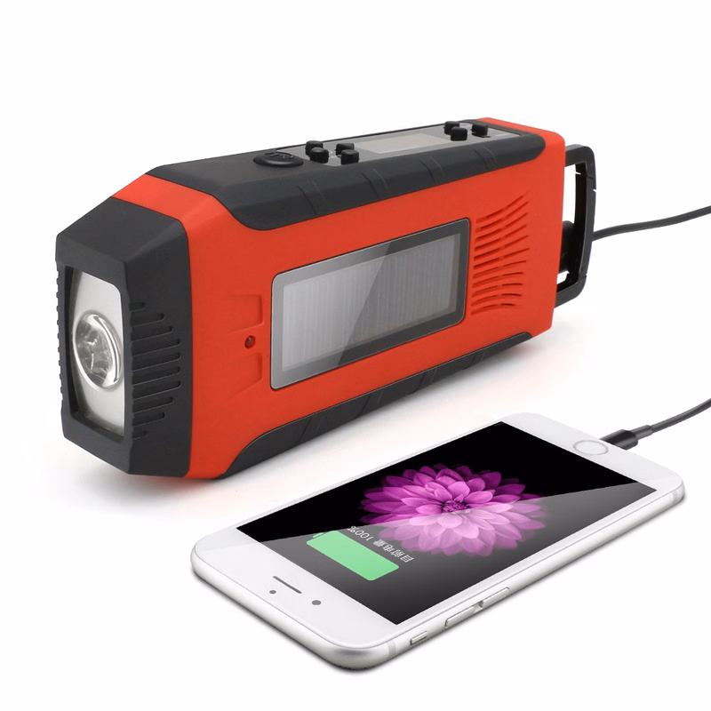Solar Hand Crank NOAA Weather Radio