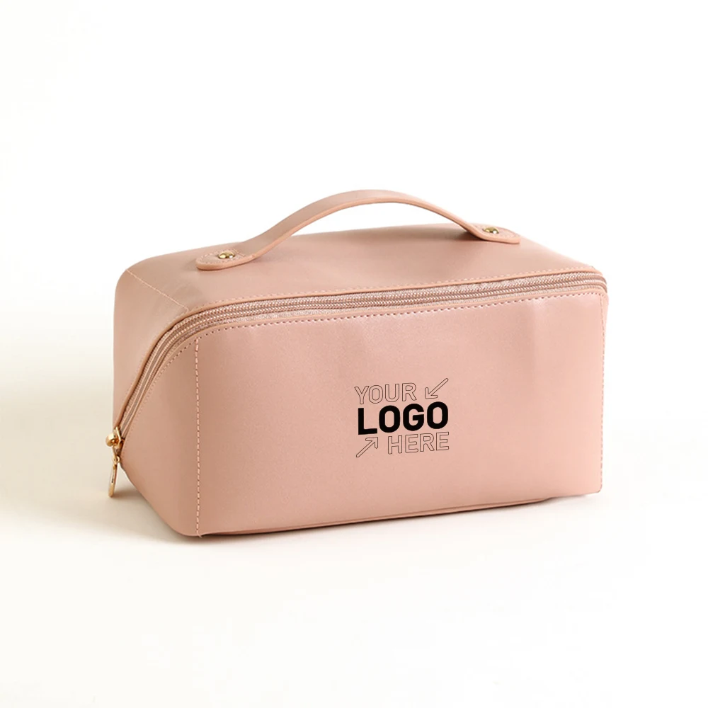 Pu Cosmetic Bag With Handle 1