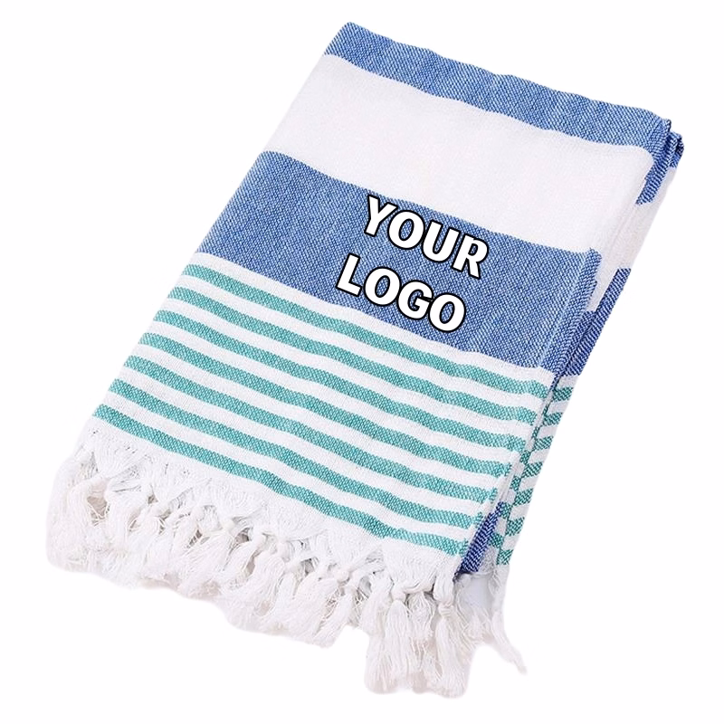 Custom Jacquard Cotton Beach Towel - 39.37'' x 70.87''
