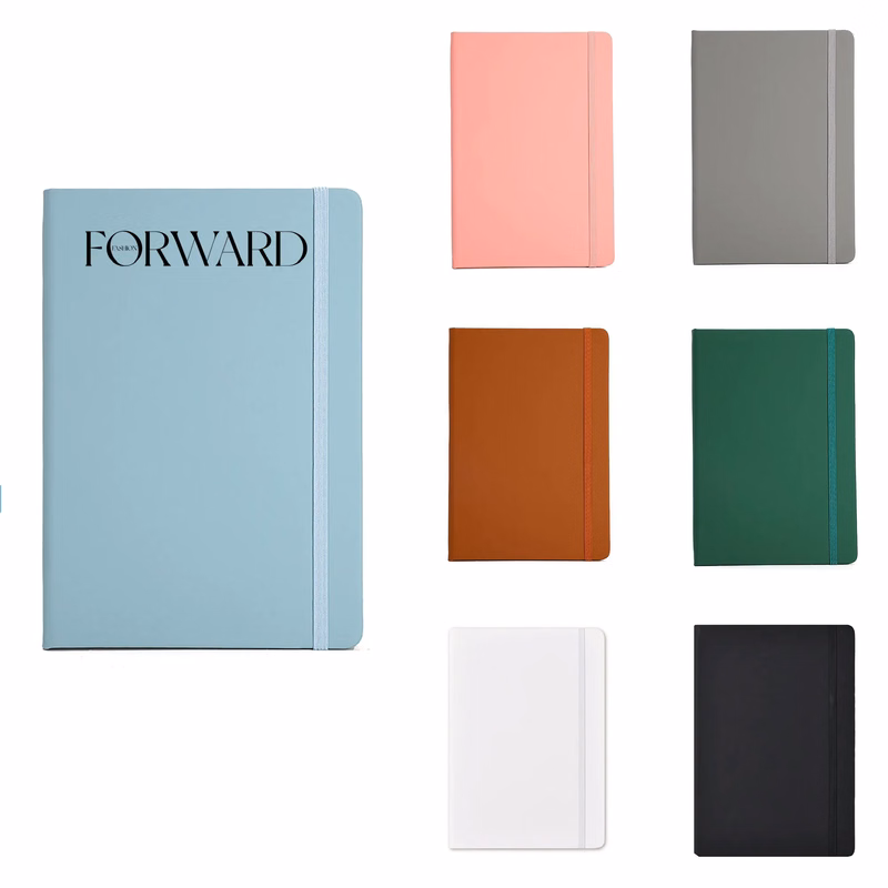 A5 Bound Notebook Logo Printed for Business Meetings