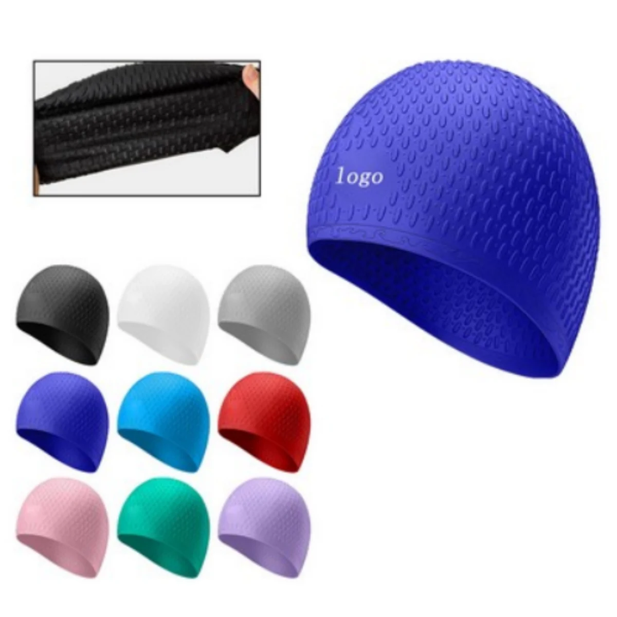 Durable Silicone Swimming Cap 1
