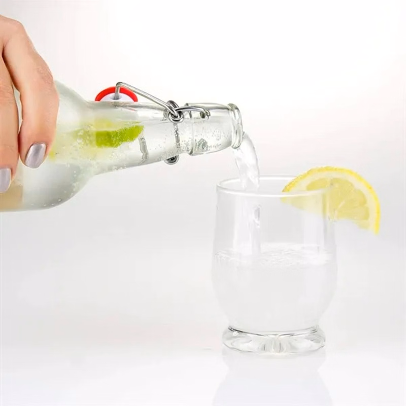 Giara Glass Bottle with Stopper Caps
