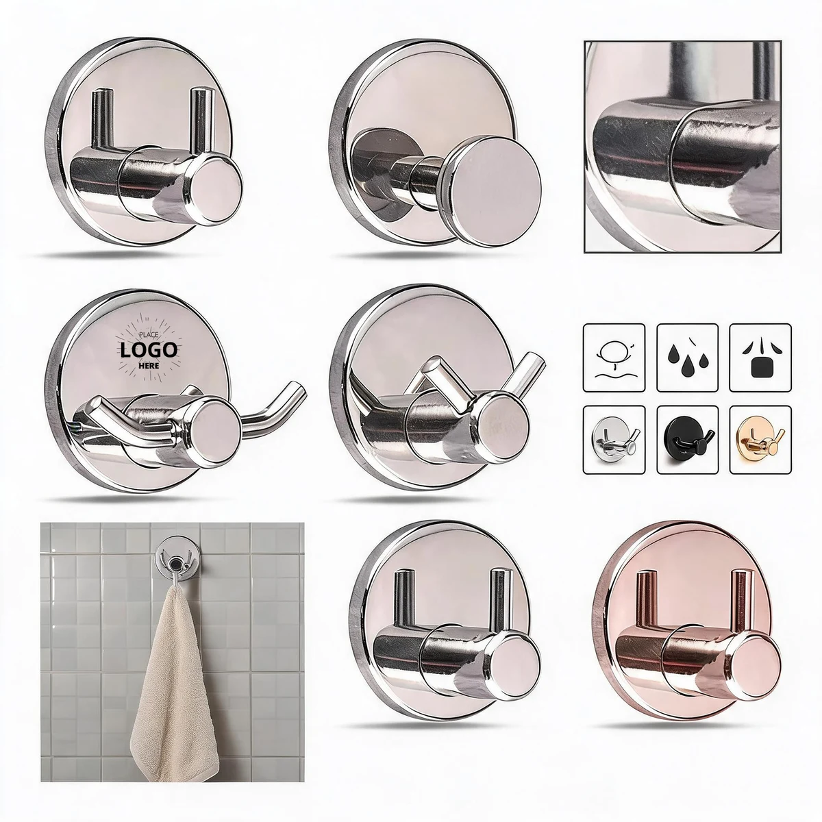 Custom Logo Wall Hooks 1