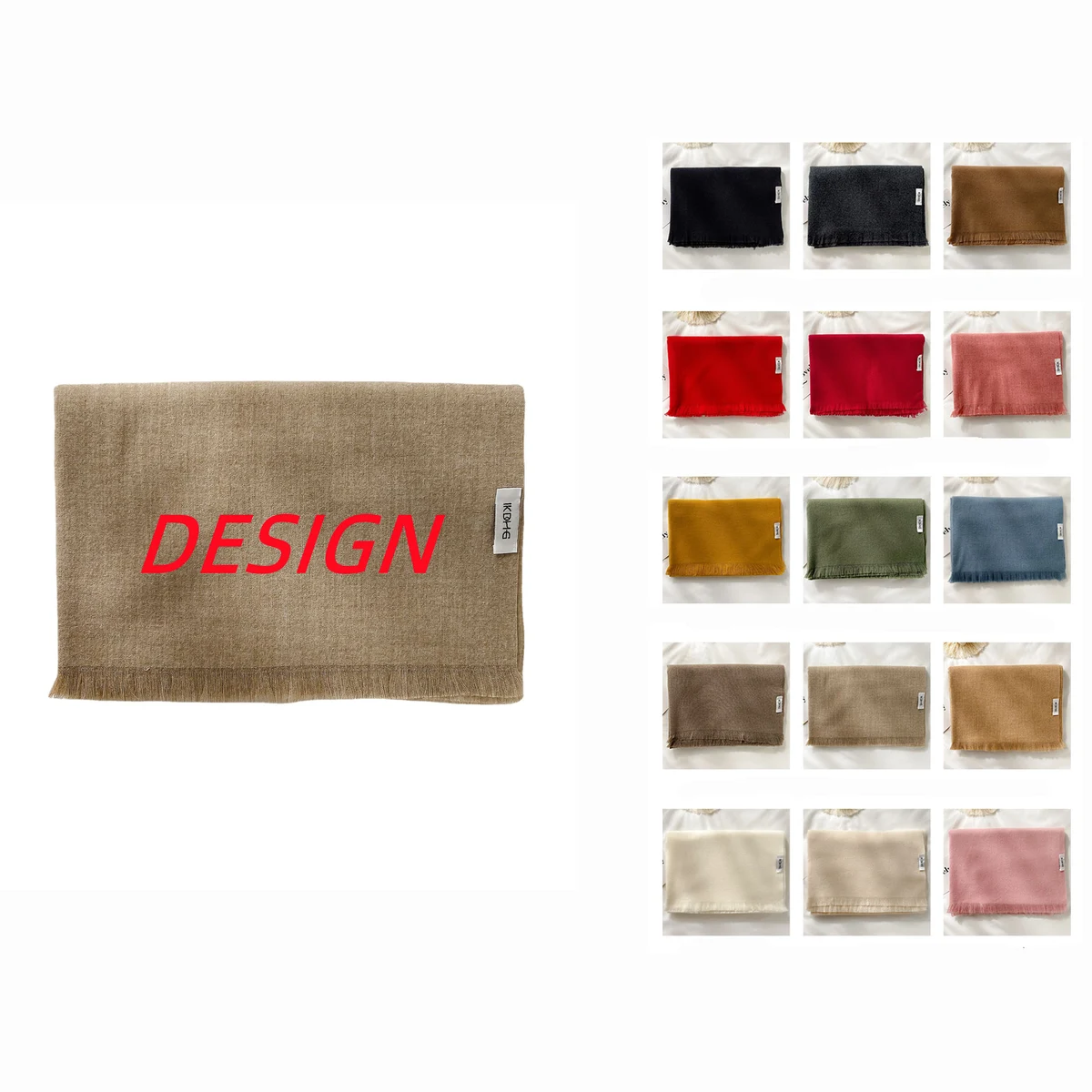 59" x 6 5/8" Knitted Scarf 1
