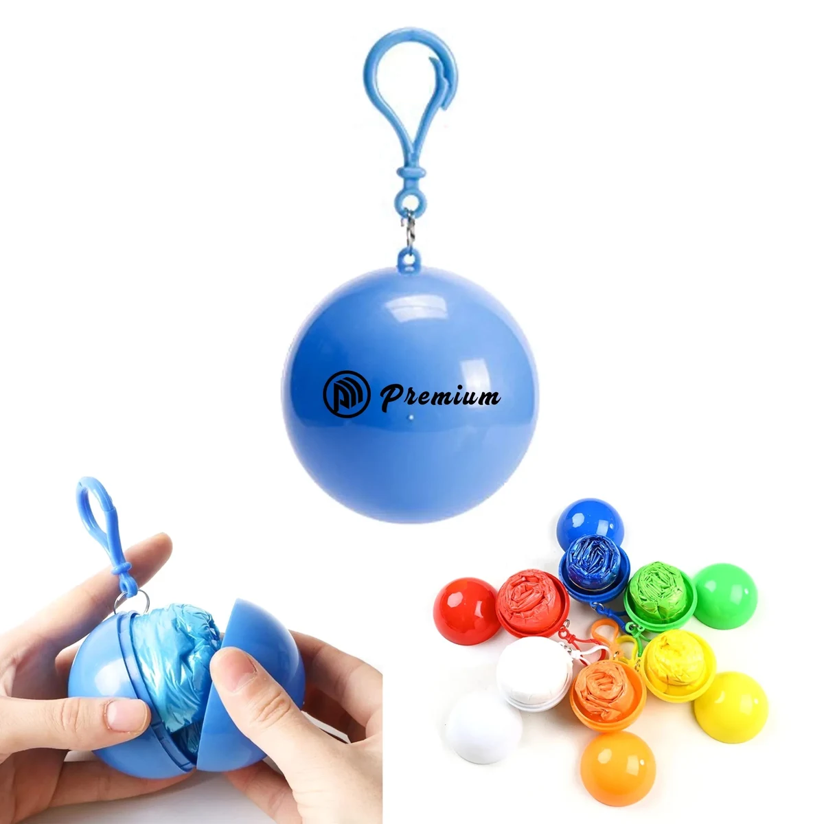 Raincoat Ball Keychain 1